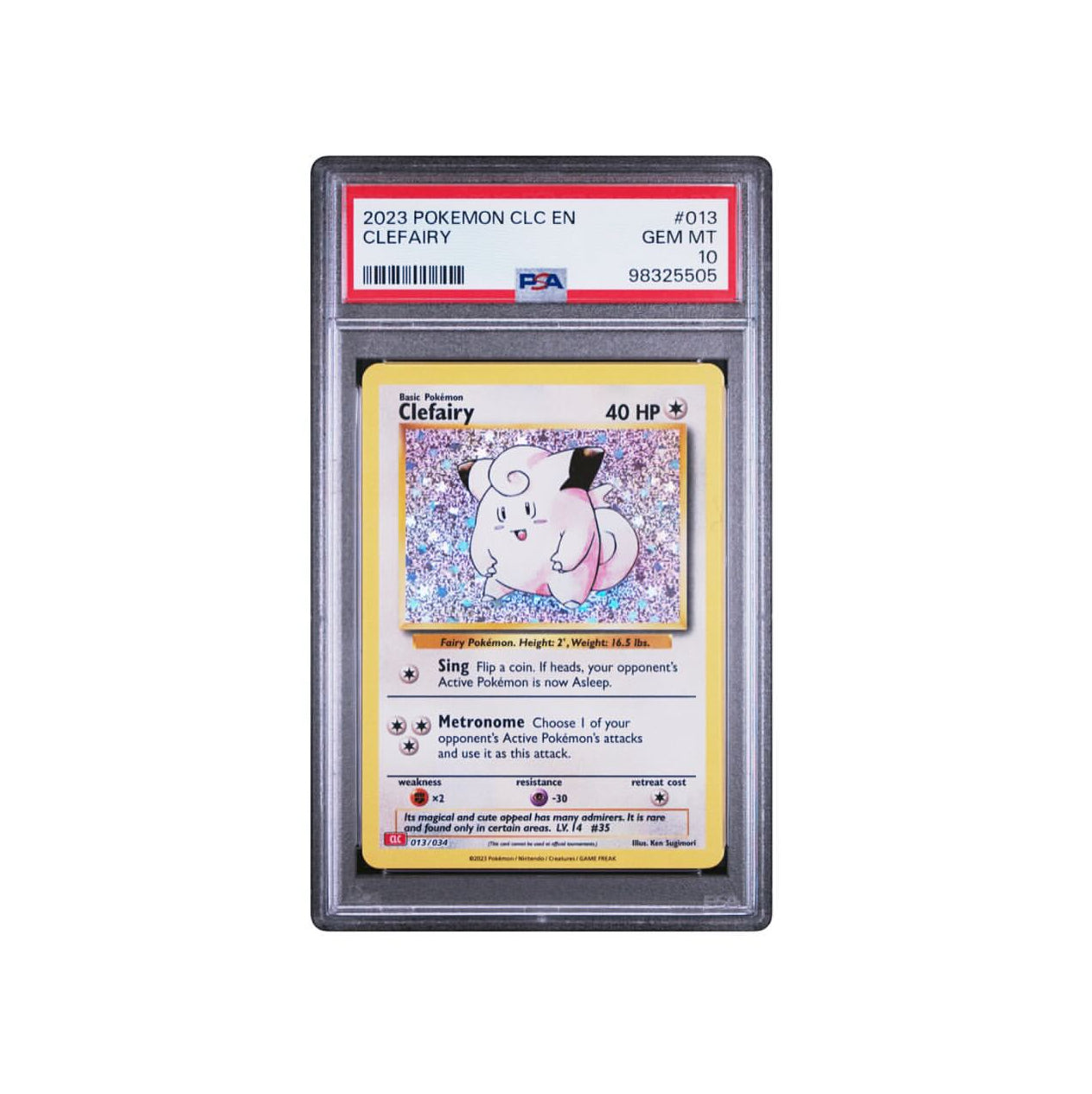 Clefairy | Pokèmon Classic Collection | PSA 10