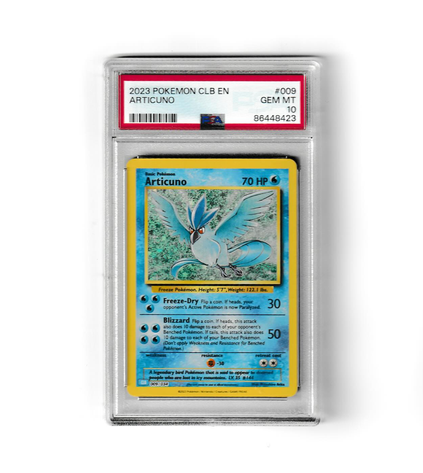 Articuno | Pokèmon Classic Collection | PSA 10